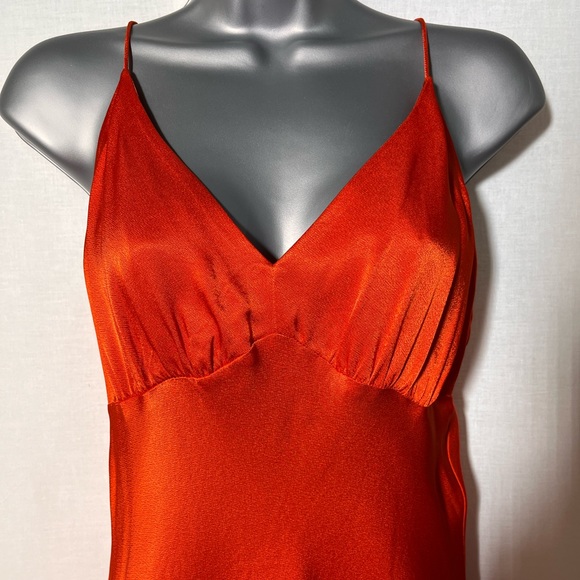 NEW J Crew Collection full-length V-neck slip dress in luster crepe!!! - Picture 5 of 8